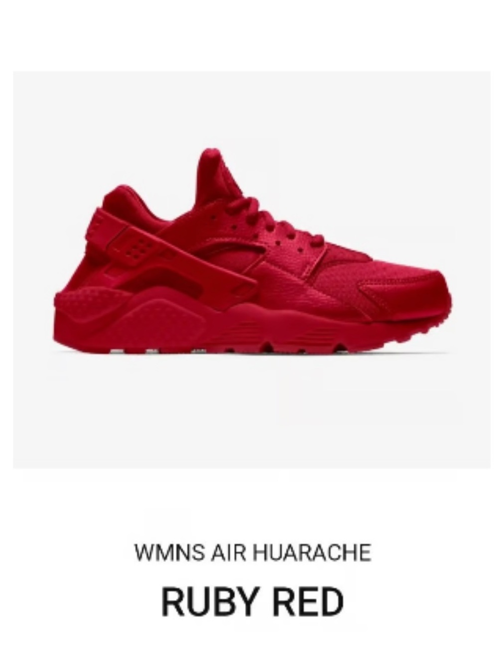 Nike Ruby Red Huaraches